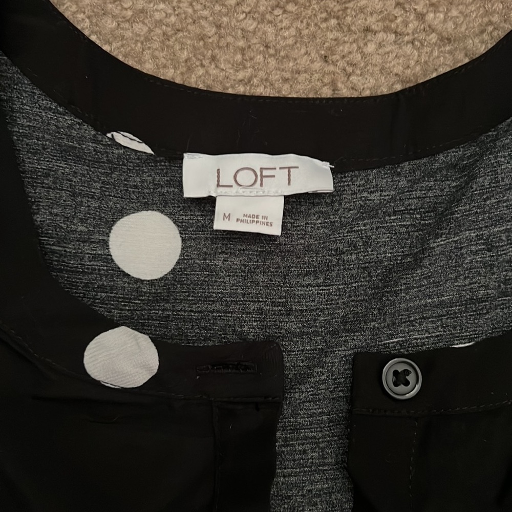 Loft Dotted Flutter Drawstring Jumpsuit - image 6